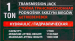 Стойка трансмиссионная гидравлическая 1т(h min-1130мм,h max-1930мм). 48792 F-TEL10004