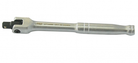 Вороток для головок шарнирный 1/4" 150мм CrV "H-D" HD-14150FH HD-14150FH