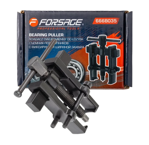 Съемник подшипников двухзахватный с фиксацией (диапазон захвата 8-35мм). 58069 F-666B035