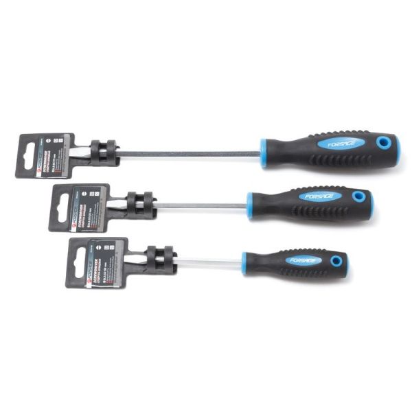 Отвертка шлицевая магнитная "Profi" S2 SL5.5х100мм, в пластиковом держателе 27168       F-70155100