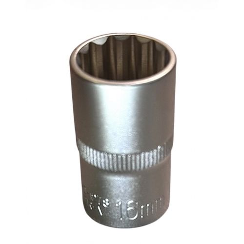 Головка торцевая 1/2" 12гр. 16 мм, L38 мм, CrV "H-D" HD-1278 HD-1278
