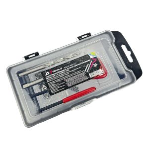 Набор приспособлений и футорок для восстановления резьбы М6*1.0., в кейсе 25шт. A1-QD402 QD402-M6*100 Набор приспособлений и футорок для восстановления резьбы М6*1.0., в кейсе 25шт. A1-QD402 QD402-M6*100