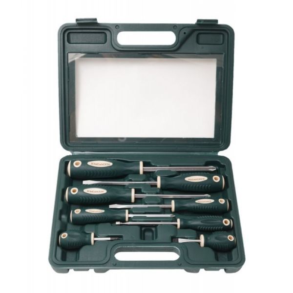 Набор отверток магнитных "Profi"8 предметов(SL:6.5х38мм,5.5х100мм,6.5х125мм; PH:2х38мм,1х75мм,2х125м 27192       RF-7008A