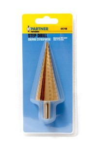 Сверло ступенчатое HSS 4241(4-32мм), в блистере 29865       PA-44740