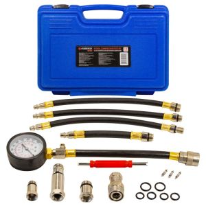 Тестер компрессии бензинового двигателя 10пр.(0-20bar),в кейсе 51330 F-907G08