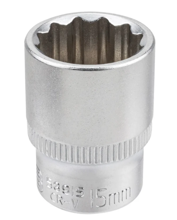 Головка 15мм (12гр.), 3/8" 61814 JCB-53915