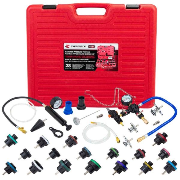 Набор приспособлений для тестирования систем охлаждения 28пр. 61073 EF-922G1