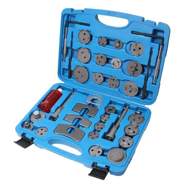 Набор для обслуживания тормозных цилиндров 35 предметов(право/левосторонний привод) в кейсе 16098       RF-65807