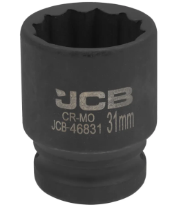 Головка ударная 3/4", 31мм (12гр.) 59850 JCB-46831
