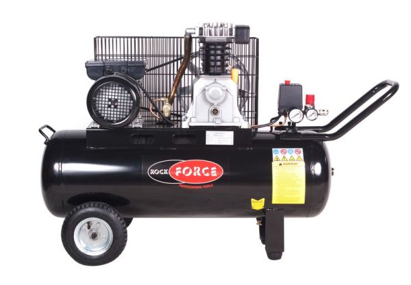 Компрессор 2-х поршневой с ременным приводом (2,2кВт, 8 бар, ресивер 70л, 250л/м, 950 об/мин, 220В,  6489        RF-265-70