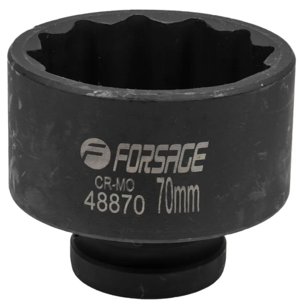 Головка ударная 1", 70мм (12гр.) 57507 F-48870