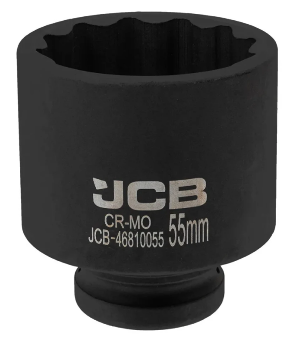 Головка ударная глубокая 3/4", 55мм (12гр.) 60595 JCB-46810055
