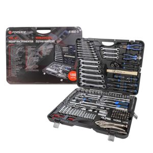 Набор инструментов 180 предметов 1/4" 3/8" 1/2" (6гр.)(4-32мм) 9746        F-41802-5