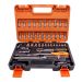 Набор инструмента 46пр. 1/4''(6-гран.)(4-14мм) 51107 ISMA-2462-5 EURO