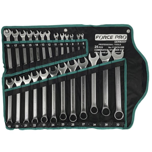 Набор ключей 25 предметов (6-32мм) в полотне FP015 FP6/32