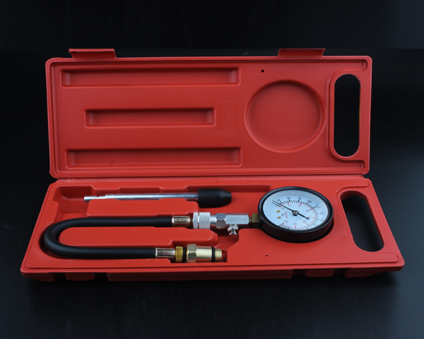 Индикатор компрессии бензинового двигателя Profi (0-21Bar, М14, М18 + жесткий прижимной адаптер-пере A1-0020 Tu-Single