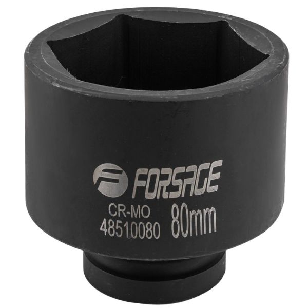 Головка ударная глубокая 80мм (6гр.) 1" 17202       F-48510080