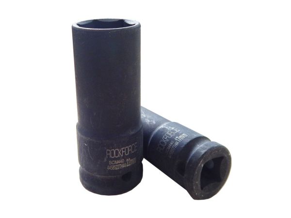 Головка ударная тонкостенная 21мм 6 гр.(80 ммL)1/2"сталь повышенной прочности 440SCM, 25934       RF-4458521TH44