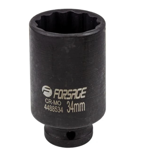 Головка ударная глубокая 34мм (12гр.), 1/2" 54932 F-4488534