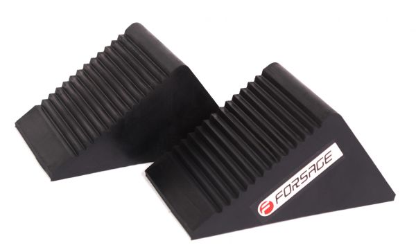 Башмак противооткатный резиновый (длина - 130мм, ширина - 80мм, высота - 65мм), к-т 2шт 3373        F-TRF3301