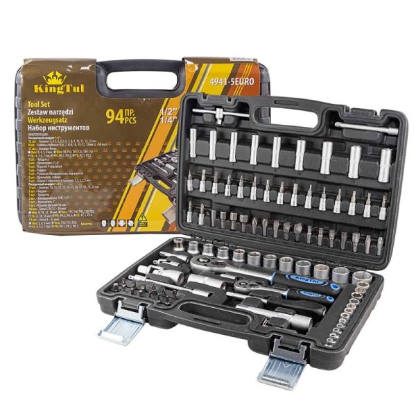 Набор инструментов 94пр.1/2'',1/4''(6гр.) 51579 KT-4941-5EURO