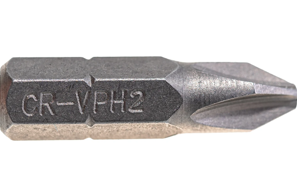 Биты магнитные PH2 x 25 мм VIRA 2 шт для шуруповерта, сталь S2. арт. 554120 DIY-554120 554120