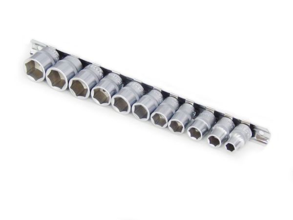 Набор головк 11пр., 3/8'' 6-гр. (8, 10 -19мм)на планке 3595        RF-3111-5