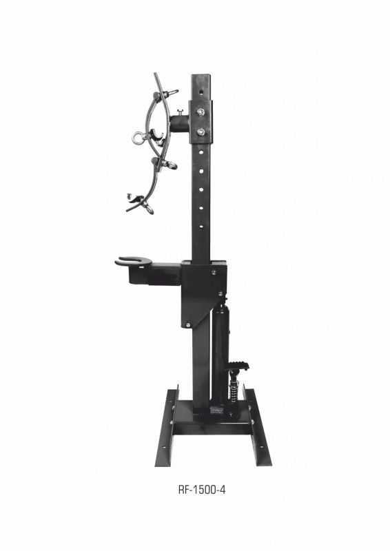 Стяжка пружин гидравлическая напольная (усилие стяжки до 1т, рабочий диапазон 210-570мм, вес 30кг). 15447       RF-1500-4