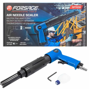 Пневмозубило с насадкой игольчатой(4500уд/мин, 79л/мин,штуцер 1/4") 50348 F-RP7658
