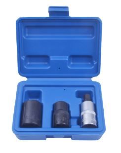 Набор головок для обслуживания тормозной системы автомобиля 1/2" 3 предмета(14мм, 19мм - 5гр., М10 - 15233       RF-4036