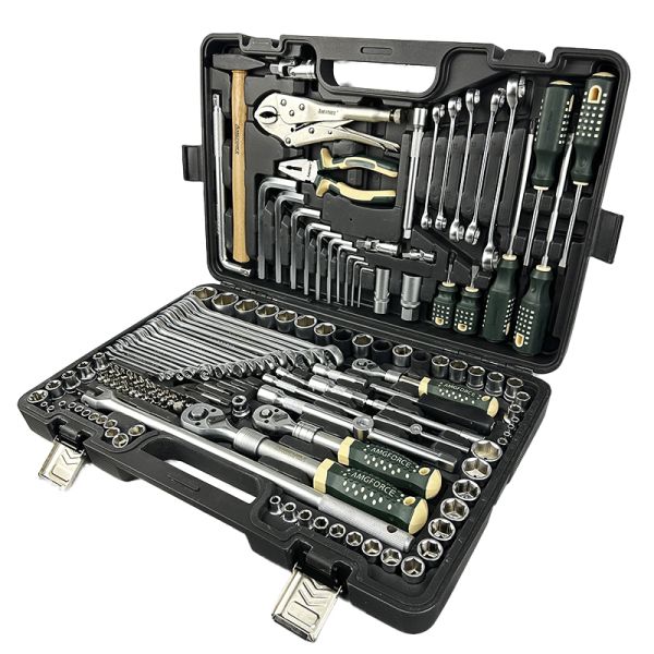 Набор инструментов 146пр. 1/4''3/8''1/2''(6гр.)(4-32мм) + телескоп трещотка AMG006 AMG-146L775