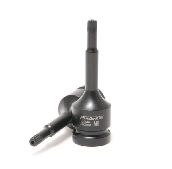 Головка-бита SPLINE глубокая ударная1/2", M08 с отверстием (L-78мм) 47202       F-24807808T