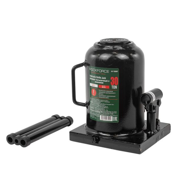 Домкрат бутылочный 30т низкопрофильный (высота подхвата - 230мм, высота подъема - 360мм, ход штока - 15129       RF-T93007