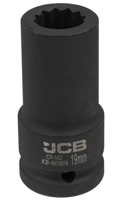 Головка ударная глубокая 3/4", 19мм (12гр.) 59826 JCB-46810019