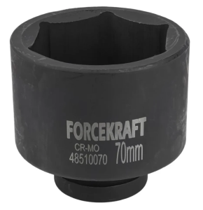 Головка ударная глубокая 1", 70мм (6гр) 57425 FK-48510070