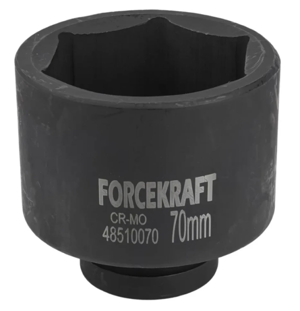 Головка ударная глубокая 1", 70мм (6гр) 57425 FK-48510070