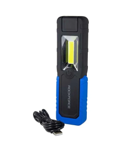 Лампа светодиодная аккумуляторная(5W COB+1W,магнит,180гр.,250Lm,2000mAh,зарядка12V,время раб.3ч,врем 51061 RF-F-01402