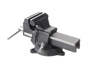 Тиски стальные усиленные поворотные с наковальней 8"-200мм 18540       F-6540908