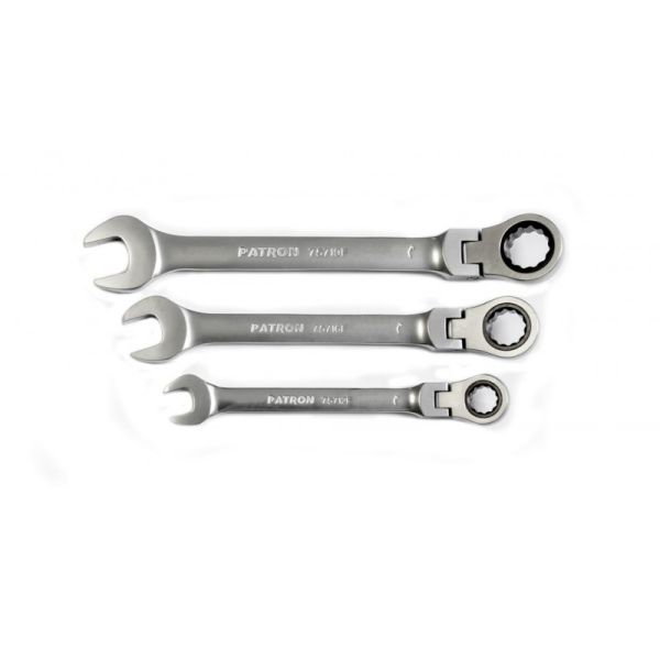 Ключ комбинированный трещоточный с шарниром 11мм 47529       P-75711F