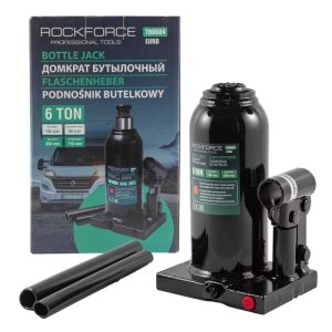 Домкрат бутылочный 6т с клапаном (высота подхвата-185мм, высота подъема-360мм) 15115       RF-T90604(Euro)