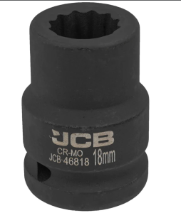 Головка ударная 3/4", 18мм (12гр.) 59841 JCB-46818