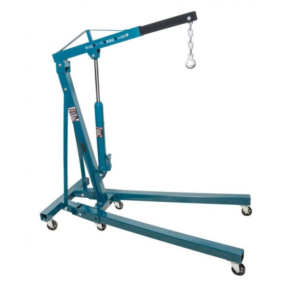 Кран гидравлический, 1т складной, (высота подъема 2200мм, длина стрелы: 870-1140мм) 9849        F-T32001 (из 2-х частей)