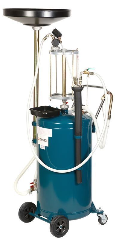 Установка пневматическая для удаления отработанного масла перекатная с индикатором заполнения (бак- 17997       F-TRG2090 BIG(из 2-х частей)