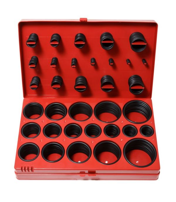 Кольца уплотнительные резиновые маслобензостойкие, 419 предметов (метрические) 12610       F-718