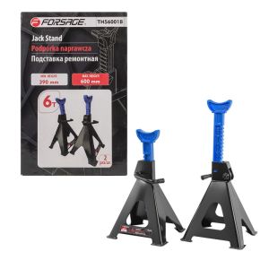 Подставка ремонтная с упорными пятками 6т(h min 390мм,h max 600мм) (к-т 2шт) 47678       F-TH56001B(DS)