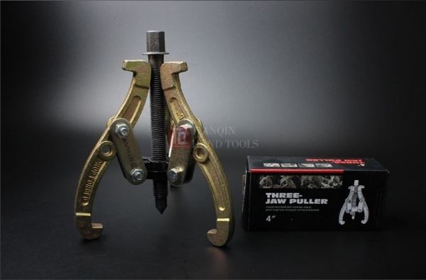 Съемник двух-трехзахватный переставной 4"  (Ø захвата- 100мм, длина лап- 100мм, лапы S-образные) A1-0001 TQ-1-1