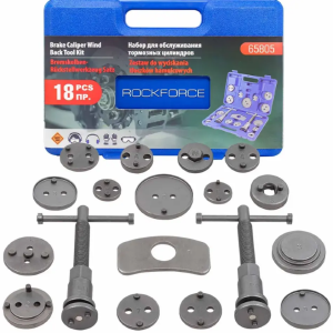 Набор инструментов для обслуживания тормозных цилиндров 18пр. (право/левосторонний привод), в кейсе 51285 RF-65805 (Euro)