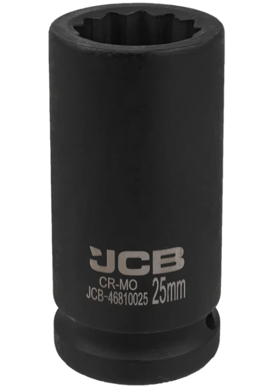 Головка ударная глубокая 3/4", 25мм (12гр.) 60581 JCB-46810025