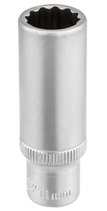 Головка глубокая 11мм (12гр.), 1/4" 65010 RF-5295011