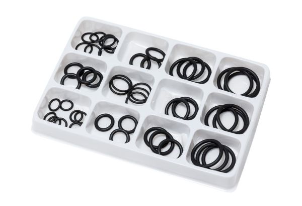Кольца уплотнительные резиновые маслобензостойкие, 50 предметов 12663       F-786